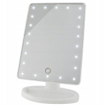 LED valgustusega kosmeetiline peegel Lootlyfe, valge