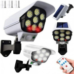 Valvekaamera imitatsioon lambi ja p&auml;ikesepatareiga