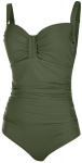 Naiste ujumistrikoo Aqua Speed Olivia, roheline
