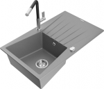 Graniidist k&ouml;&ouml;givalamu Mexen Cesar koos segisti ja sifooniga, hall/must/h&otilde;bedane