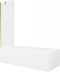 Vann Mexen Vega koos viimistluse ja klaasist seinaga, 160x70 cm + 60 cm