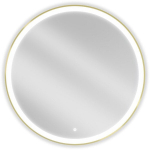 Vannitoa peegel Mexen Esso koos led valgustusega ja uduvastane, 90 cm, kuldne