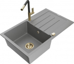 Graniidist k&ouml;&ouml;givalamu Mexen Bruno koos segisti ja sifooniga, Grey/Black/Gold