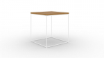 Kohvilaud Furniture Adina, valge/pruun