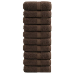 vidaXL K&uuml;lalisr&auml;tikud Premium 10 tk Pruun 30x50 cm Puuvill