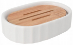 Keraamiline seebitaldrik 12,7 x 9 x 3,1 cm valge