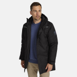 Huppa Meeste talveparka DUSTIN, black