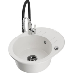 Graniidist valamu Mexen Kevin kuivati ​​ja k&ouml;&ouml;gisegistiga Aster 6517-20-73450-07-B, valge