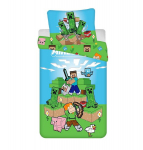 Jerry Fabrics laste voodipesukomplekt Minecraft Mobs, 140x200, 2-osaline