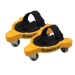 Milescraft 2-in-1 KneeBlades geelist p&otilde;lvekaitsmed ratastega