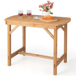 Costway kuusepuidust terrassi s&ouml;&ouml;gilaud 100 x 60,5 x 75 cm naturaalne