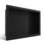 Roostevabast terasest s&uuml;vistatav riiul WALL-BOX must 30x20x10 cm