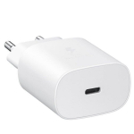 20 W kiirlaadimisadapter Samsungi USB-C seinalaadija jaoks, valge 25 W laadija