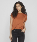 Vila naiste T-s&auml;rk 14059563*28, pruun/adobe