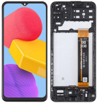 Originaal LCD + puuteekraan Samsung SM-M135F Galaxy M13 (IPS) raam must