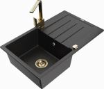Graniidist k&ouml;&ouml;givalamu Mexen Bruno segisti ja sifooniga, Metallic black/silver/gold