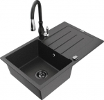 Graniidist k&ouml;&ouml;givalamu Mexen Bruno segisti ja sifooniga, Black granite/Black