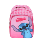 Kahekohaline seljakott kooli jaoks Disney Stitch roosa