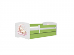 Lastevoodi ilma madratsita/sahtliga Kocot Kids BabyDreams Green dream, roheline