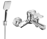 Vannitoa du&scaron;ikomplekt koos segistiga Mexen Sabre R-62, kroom