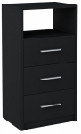 Kapp BLACK 40cm sahtlid raamatukapp sahtlid raamatukapp