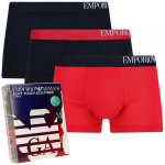 Emporio Armani meeste bokserid 3-paari, must, punane