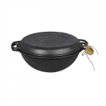 Vaakumpott / ahjupott 15 l GRILL malmist kaanega V15CP