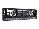 Integreeritud LED kaugtuli numbrialuse sisse