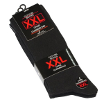 Suurus 47-50. Meeste laiad elastsed sokid, 6 paari, mustad.