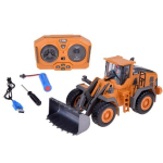 Juhitav buldooser liikuva k&auml;e kerge heli + kaugjuhtimispult 2.4GHz RC0686