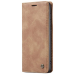 &bdquo;CaseMe&ldquo; Retro Tugev tahke kaaned - pruun (Galaxy S21 Ultra)