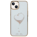 &bdquo;Kingxbar&ldquo; Love Swarovski kaaned - kuldne (iPhone 13)