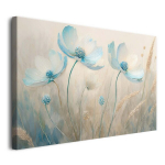 Pastellkangasmaal elutuppa Lilled Rohu heinamaa 80x120