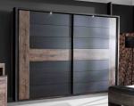 Riidekapp Forte Bellevue BLQS128E1-N09, pruun