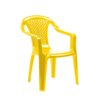 Lastetool Progarden Camelia kollane, plastist, virnastatav, 38x38x52 cm