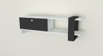 TV laud Kalune Design Funda, hall/valge