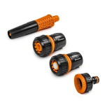 Kastmisvooliku &uuml;hendused 3/4" Bradas Black Line, 4 tk.