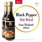 Musta pipra kaste - marinaad praadimiseks, Black Pepper Stir Fried sauce, Healthy Boy Brand, 2x250ml