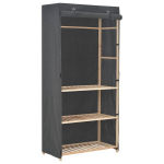 vidaXL 3 tasandiga garderoob, hall, 79 x 40 x 179 cm, kangas