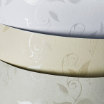 Tekstuurne kartong Liana, valge, 20 lehte