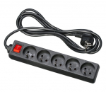 Pikendusjuhe Elgotech, 5 pesa, 3 m