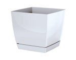 Lillepott Coubi 13,5 cm, valge