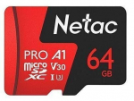 Telefoni m&auml;lukaart M&auml;lukaart Memory Micro SDXC 64GB UHS-I/NT02P500PRO-064G-S Netac