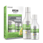 Taastav juuksehoolduskomplekt INOAR Argan Infusion Reconstruction Duo Kit: &scaron;ampoon 500 ml + palsam 250 ml