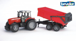 Bruder Massey Ferguson 7480 traktor j&auml;relhaagisega
