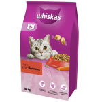 Whiskas kuivtoit t&auml;iskasvanud kassidele veiseliha ja porgandiga, 14 kg