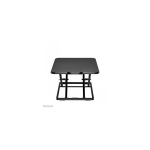 NEOMOUNTS BY NEWSTAR WORKSTATION - SIT-STAND WORKPLACE (HEIGHT ADJUSTMENT: 4-40 CM), BLACK