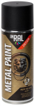 Aerosoolv&auml;rv metallile 4 in1, DECOR, must matt, 400 ml INRAL