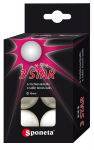 Lauatennise pallid Sponeta 3 Star, 6 tk