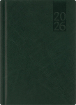 P&auml;ev A5, k&otilde;vak&ouml;ide, kunstnahast kaaned (ROHELINE), Day A5, Teacher's book, fake leather covers (green)